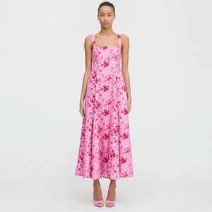 Hill House Rowena Dress in Pink Sweet Peas